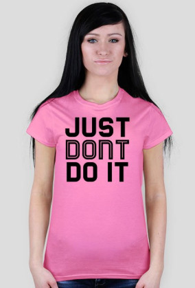 KOSZULKA DAMSKA - DONT DO IT, jasne barwy