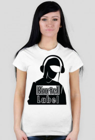 KARTEL LABEL T-SHIRT DAMSKI