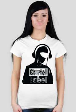 KARTEL LABEL T-SHIRT DAMSKI