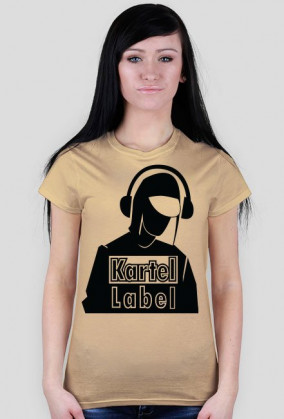 KARTEL LABEL T-SHIRT DAMSKI