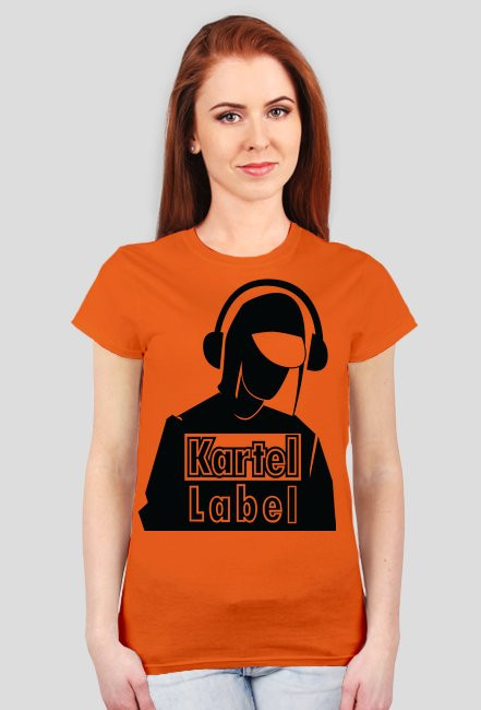 KARTEL LABEL T-SHIRT DAMSKI