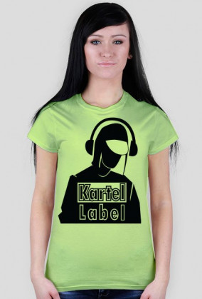 KARTEL LABEL T-SHIRT DAMSKI