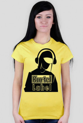 KARTEL LABEL T-SHIRT DAMSKI