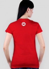 T-Shirt Misti - biała plakietka / kobiety