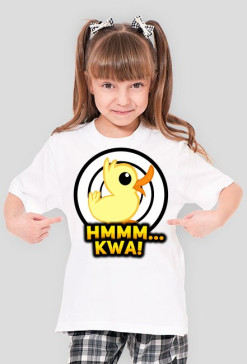 Koszulka Dziewczęca - Hmmm Kwa!