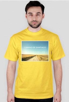 Camino de Santiago - The Way of Life - koszulka męska