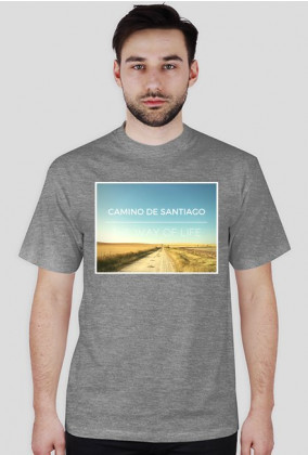 Camino de Santiago - The Way of Life - koszulka męska