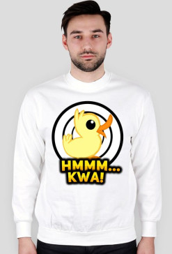 Bluza Męska bez Kaptura - Hmmm Kwa!