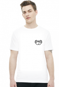 Koszulka "Znak gołębia na sercu" Biała
