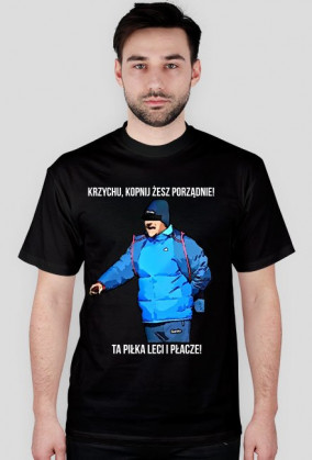 Koszulka na życzenie - Krzychu kopnij