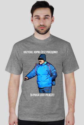 Koszulka na życzenie - Krzychu kopnij