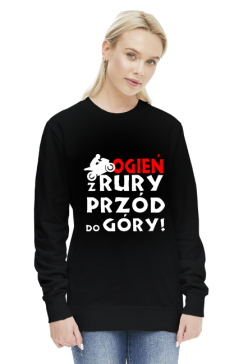 OGIEŃ Z RURY PRZÓD DO GÓRY - damska bluza motocyklowa