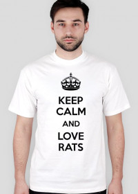 Keep Calm and Love Rats - biała