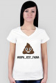 T-shirt z Kupą emoji i napisem- #KUPA_JEST_FAJNA