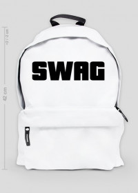 Plecak z napisem "SWAG"