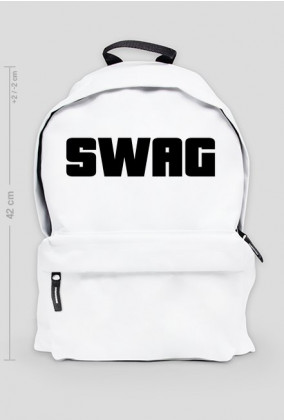 Plecak z napisem "SWAG"