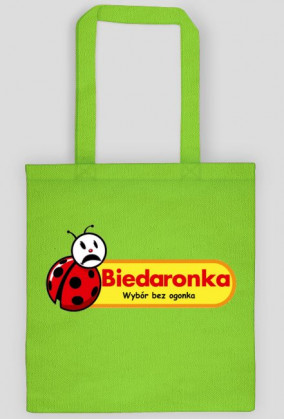 Torba obustronnie zadrukowana - Biedaronka