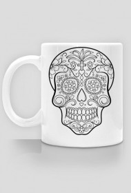 Kubek mexican skull black