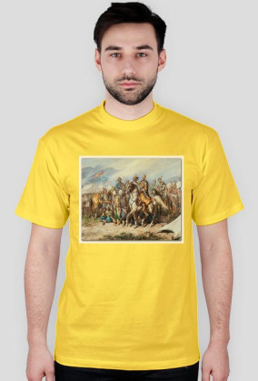 Stadnina pędzona do wodopoju