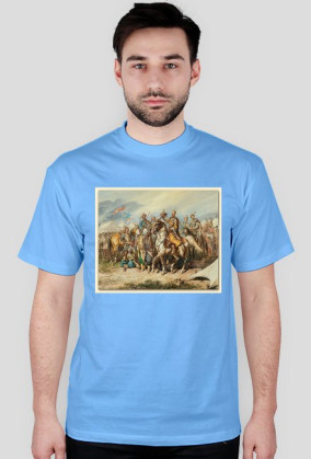 Stadnina pędzona do wodopoju