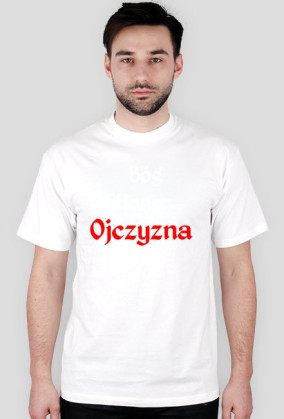 Koszulka Bóg Honor Ojczyzna