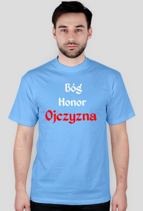 Koszulka Bóg Honor Ojczyzna