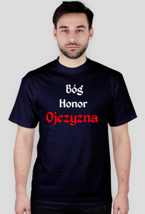 Koszulka Bóg Honor Ojczyzna