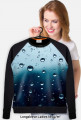 Bluza damska "Krople deszczu"