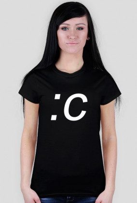 sad face na koszulce