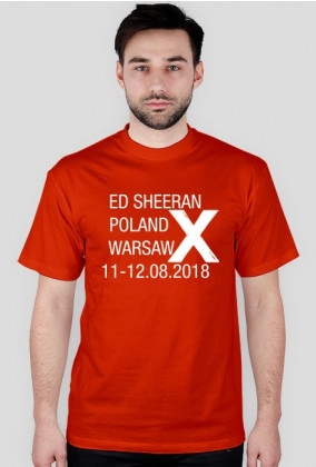 Koszulki ED SHEERAN koncertowe