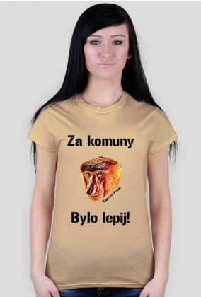 "Za komuny" - Koszulka damska
