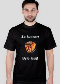 "Za komuny" - Koszulka męska (czarna)