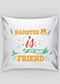 poduszka "hamster is my best friend"