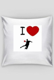 I Love z zawodnikiem. poduszka