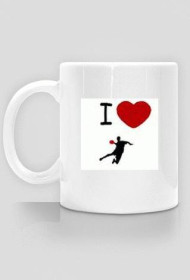 I Love z zawodnikiem. kubek