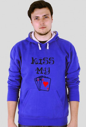Kiss bluza  męska z kapturem