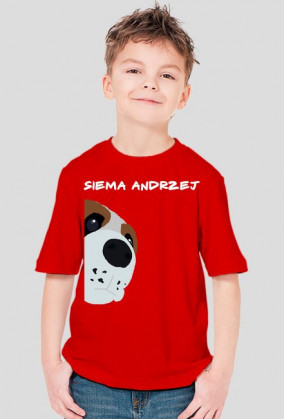 koszulka z Andrzejem (chłopięca)