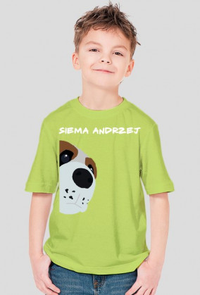 koszulka z Andrzejem (chłopięca)