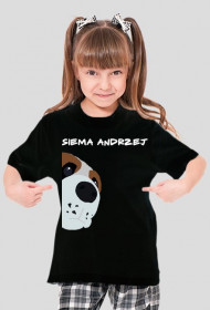 koszulka z Andrzejem (dziewczęca)