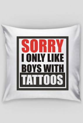 Tattoos poduszka
