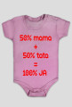 50% mama + 50% tata