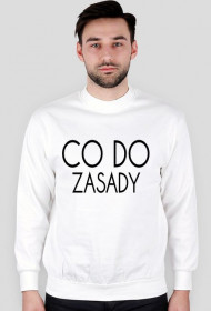 Bluza męska biała - Co do zasady