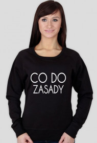 Bluza damska czarna - Co do zasady