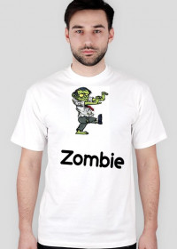 Koszulka zombie i z zadrapaniem :)
