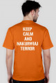 T-Shirt czarny i kolorowy keep calm and nakurwiaj terror