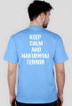 T-Shirt czarny i kolorowy keep calm and nakurwiaj terror