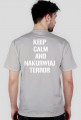 T-Shirt czarny i kolorowy keep calm and nakurwiaj terror