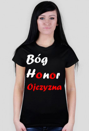 Koszulka Bóg Honor Ojczyzna