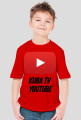 Zwykły t-shirt z logiem yt i nazwą kanału