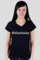 Koszulka damska czarna - #followthelaw